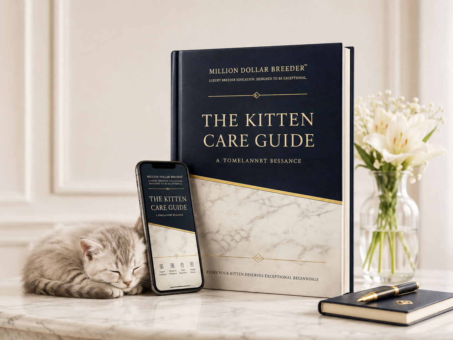 Kitten Care Guide cover from Breeder Education
